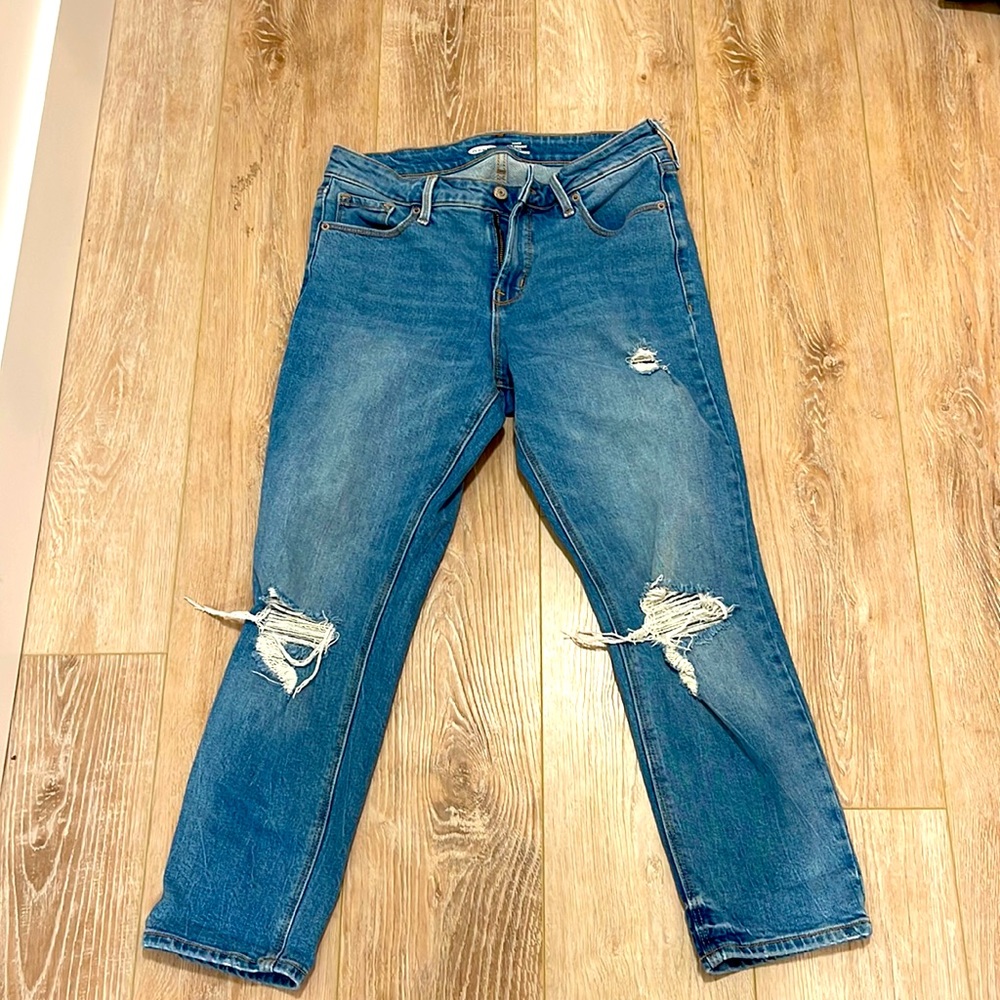 Old Navy power slim straight high rise